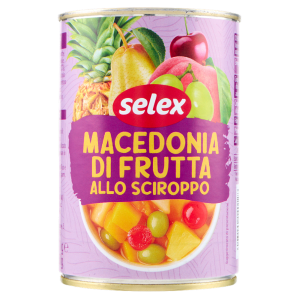 Selex Macedonia di Frutta allo Sciroppo 411 g