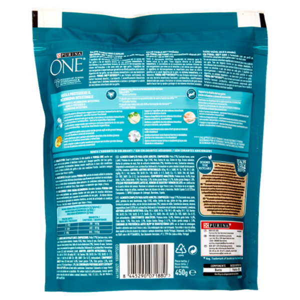 PURINA ONE Adult Ricco in Pollo 450 g