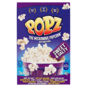 Popz The Microwave Popcorn Sweet & Salty 3 x 85 g