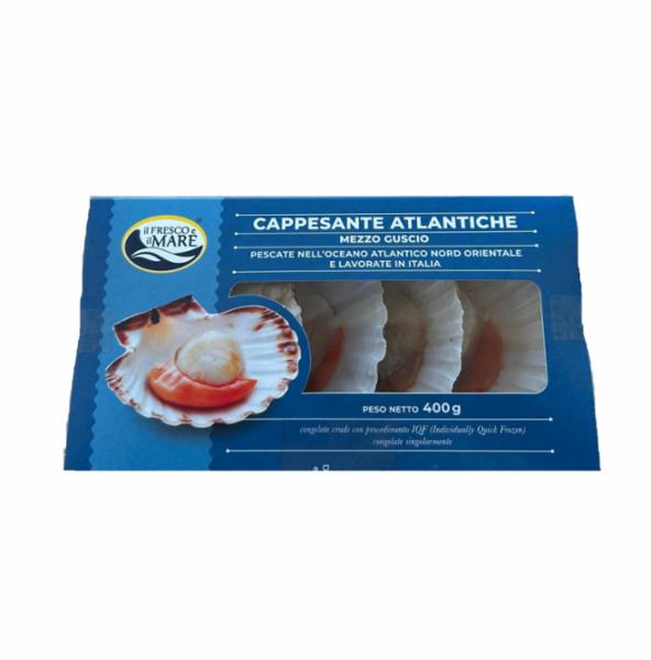 Il Fresco e il Mare Cappesante Atlantiche Mezzo Guscio 400 g
