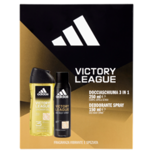 Adidas Xmas25 Maschile Deodorante 150 Ml + Shower Gel 250 Ml Victory League