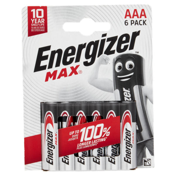 Energizer Max AAA Alkaline 6 pz