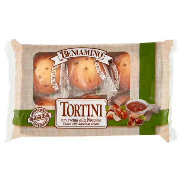 Beniamino Tortini con crema alla Nocciola 6 x 41,7 g