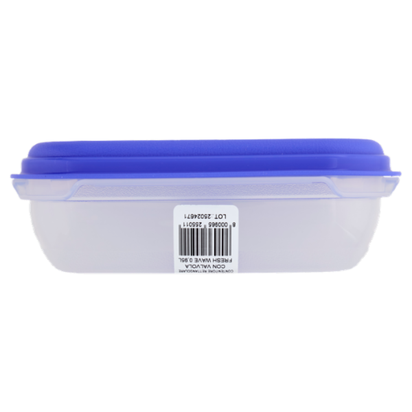 Consilia Contenitore Rettangolare con Valvola Fresh Wave 0,95 L