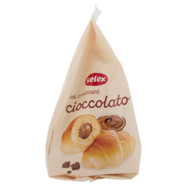 Selex Mini Croissant con Crema al Cioccolato 150 g
