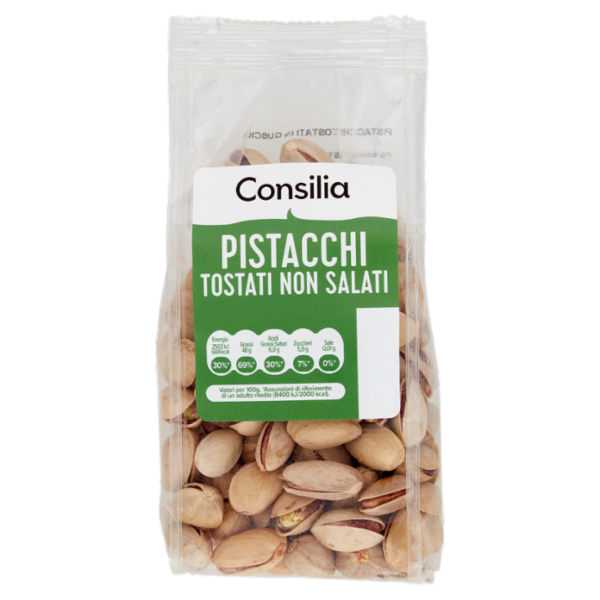 Consilia Pistacchi Tostati e Non Salati 150 g
