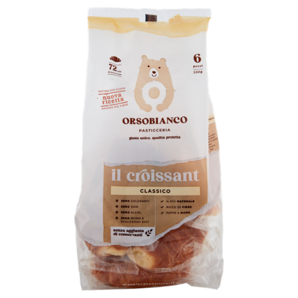 Orsobianco il croissant Classico 6 x 58 g