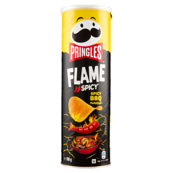 Pringles Flame Spicy BBQ Flavour 160 g