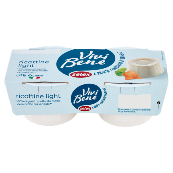 Selex Vivi Bene Ricotta Light 2x100 g