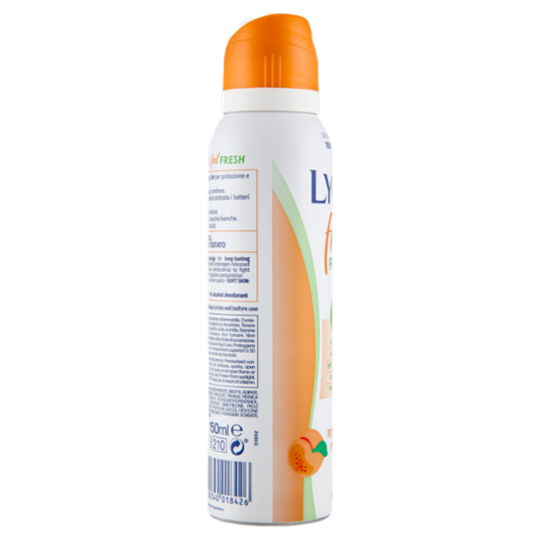 Lycia feel Fresh Pesca & Papaya deo spray 150 ml