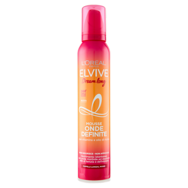 Elvive Dream long Mousse Onde Definite, per Capelli Lunghi, Mossi, 200 ml
