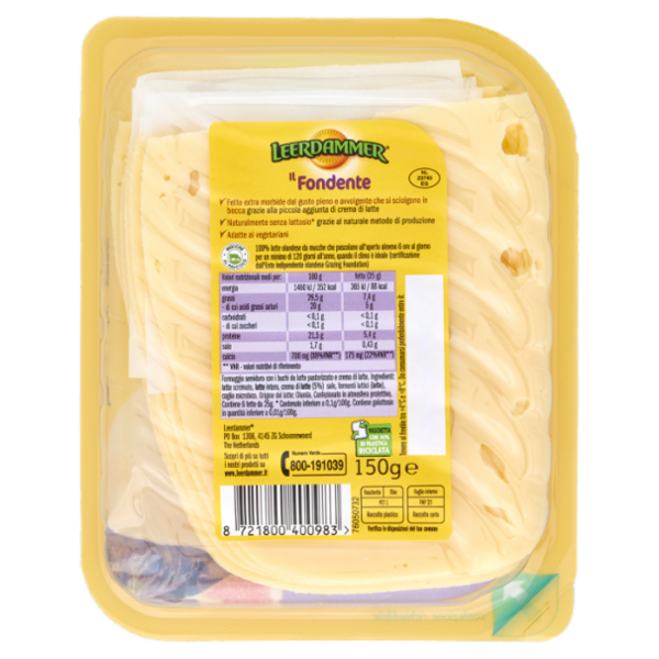 Leerdammer il Fondente Fette 6 x 25 g