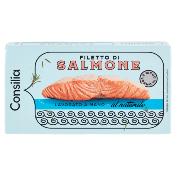 Consilia Filetti di Salmone al Naturale 150 g