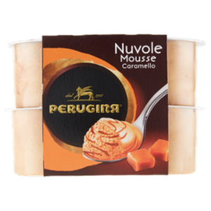 PERUGINA Nuvole Mousse Caramello 4 x 60 g