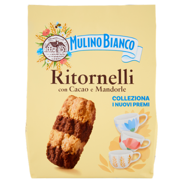 Mulino Bianco Ritornelli Biscotti con Cacao e Mandorle 700g
