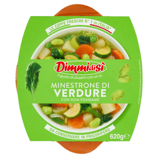 DimmidiSì Minestrone di Verdure con Soia Edamame 620 g