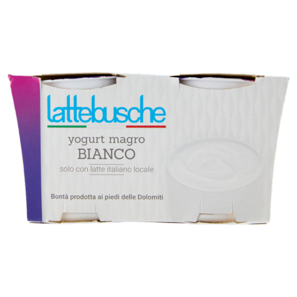 lattebusche yogurt magro Bianco 2 x 125 g