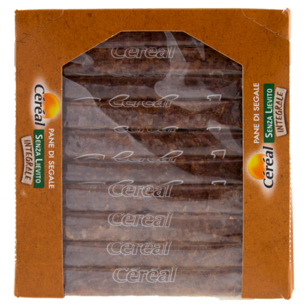 Céréal Senza Lievito Pane di Segale Integrale, solo con Farina di Segale integrale - 500 g