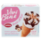 Selex Vivi Bene 4 Coni di Gelato con Latte Delattosato 4 x 75 g