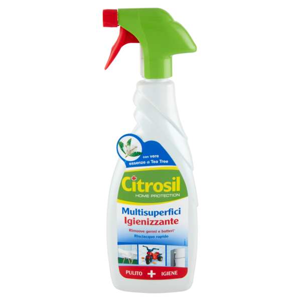 Citrosil Home Protection - Detergente Multisuperfici Igienizzante germi e batteri Tea Tree, 650 ml