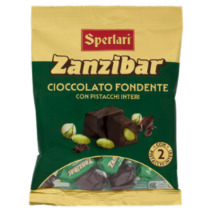 Sperlari Zanzibar Cioccolato Fondente Con Pistacchi Interi 117 g