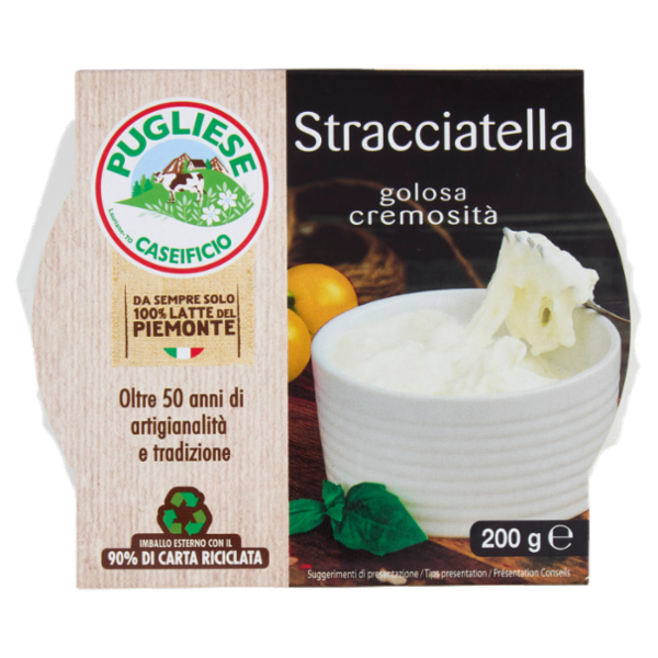 Caseificio Pugliese Stracciatella 200 g