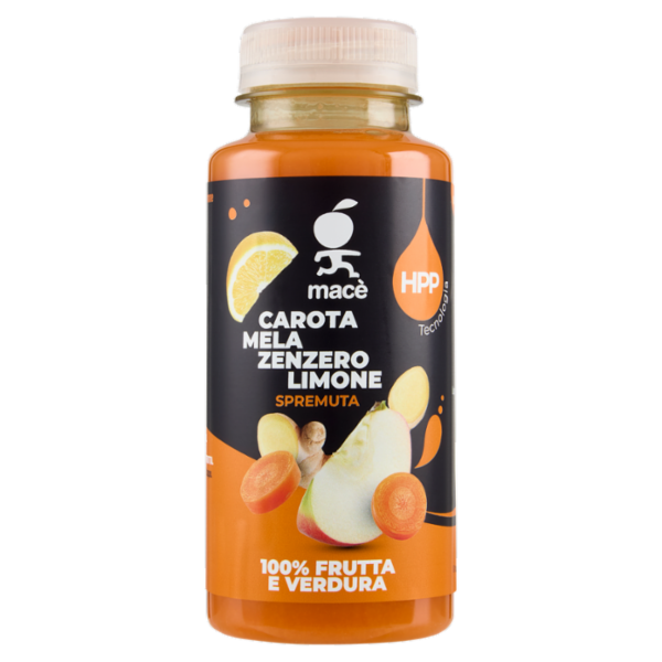 macè Carota Mela Zenzero Limone Spremuta 250 ml