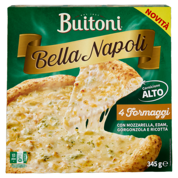 Buitoni Bella Napoli 4 Formaggi Pizza surgelata 345 g