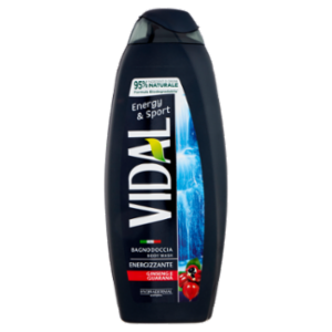 Vidal Energy & Sport Bagnodoccia Energizzante Ginseng e Guaranà 600 Ml