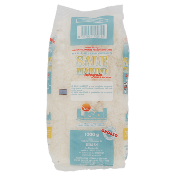 Lisal Sale Marino integrale Grosso 1000 g