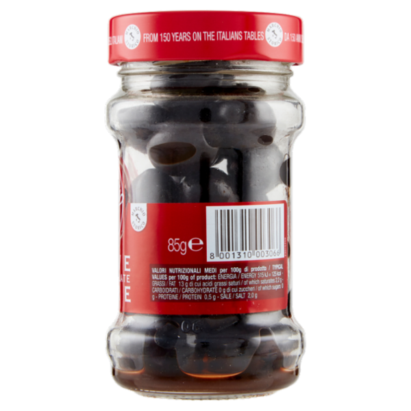 Polli Olive Denocciolate Nere 85 g