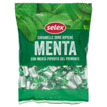 Selex Caramelle Dure Ripiene Alla Menta Piperita Del Piemonte 400 g