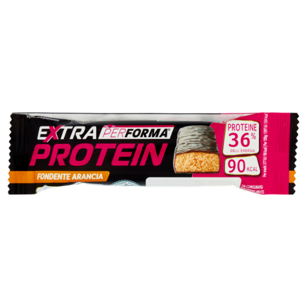 Performa Extra Protein Barretta proteica gusto Fondente Arancia, 90 kcal a barretta, 27g