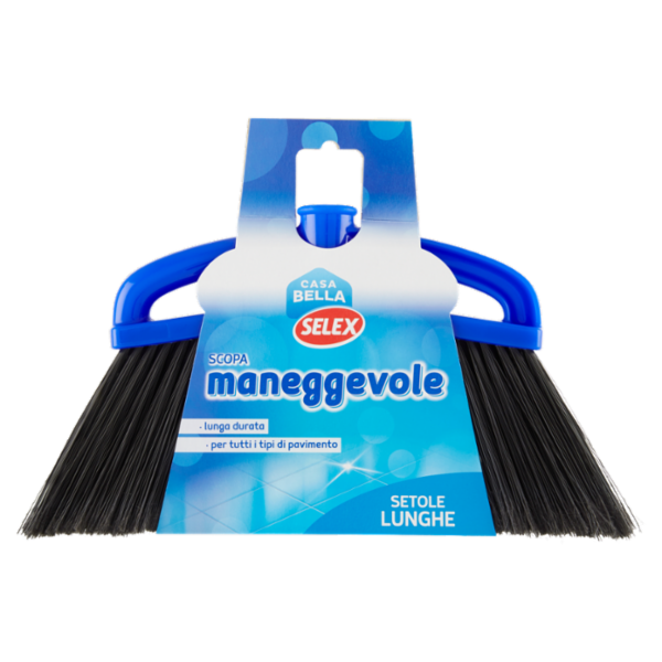 Selex Casa Bella Scopa Maneggevole Setole Lunghe
