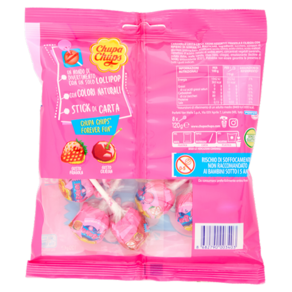 Chupa Chups Big Babol 8 Lollipops 120 g