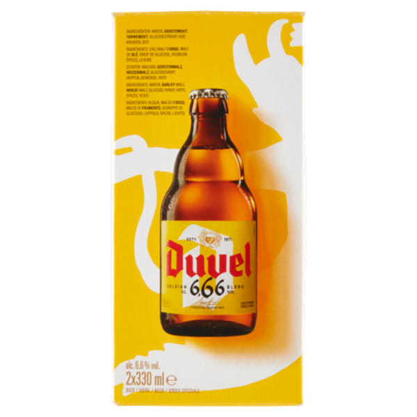 Duvel 6,66% Belgian Blonde Tasting Pack 2 x 330 ml + 1 Duvel 6,66% Glass