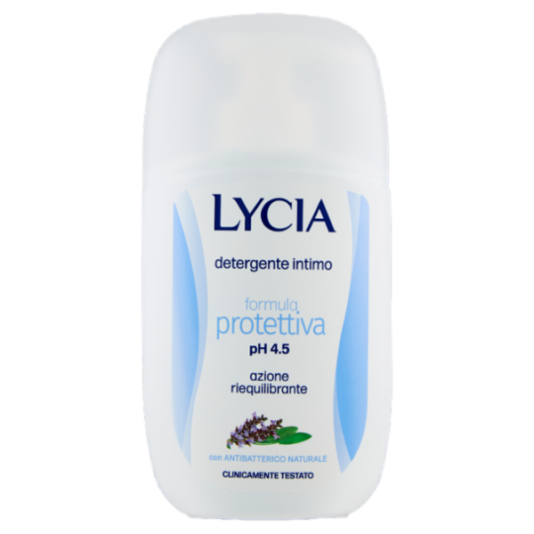 Lycia detergente intimo formula protettiva pH 4.5 con Antibatterico Naturale 200 ml