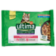 ultima Expert Nutrition Cat Sterilizzati Benessere Digestivo con Salmone, con Tonno in Salsa 4 x 70g