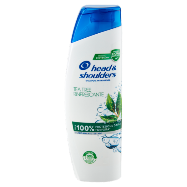 Head & Shoulders Shampoo Antiforfora Tea Tree Rinfrescante 225 ml