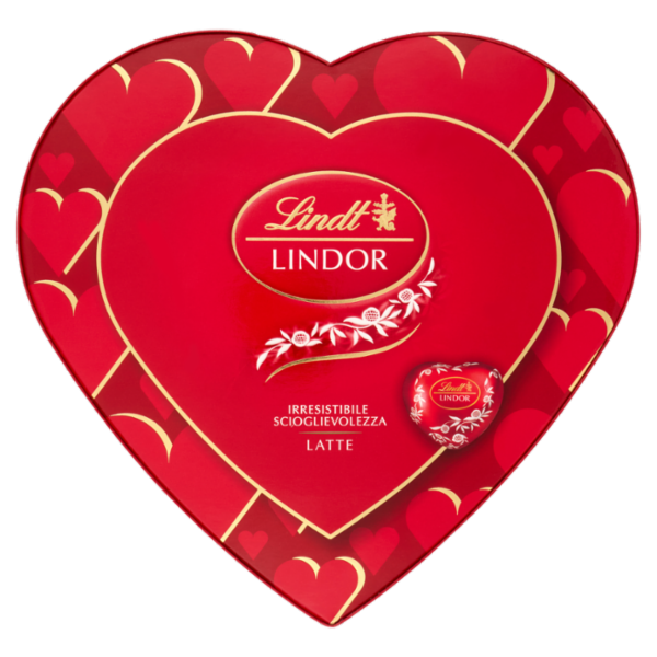 Lindt Lindor scatola cuore latte 178 g