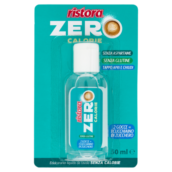 Ristora Zero Calorie Edulcorante liquido da tavola Senza Calorie 50 ml