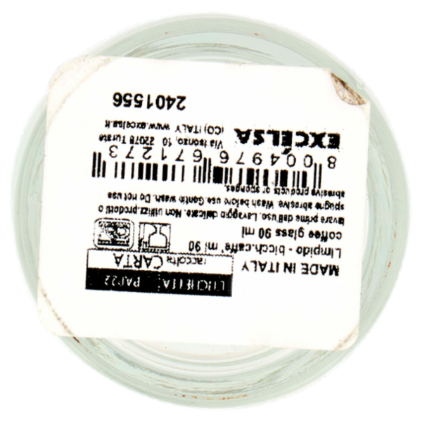 Excélsa Limpido bicchiere caffè ml 90