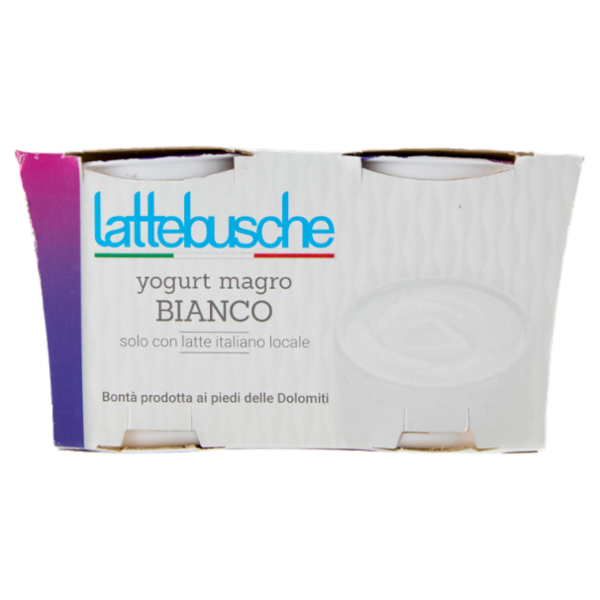 lattebusche yogurt magro Bianco 2 x 125 g