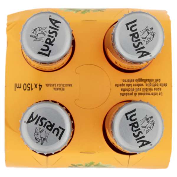 Lurisia il Nostro Aperitivo Analcolico con Assenzio Maggiore Piemontese 4 x 150 ml