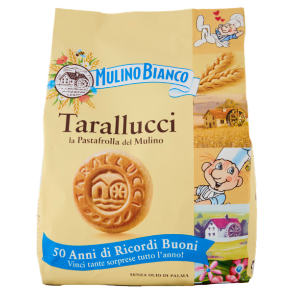 Mulino Bianco Tarallucci Biscotti con Uova Fresche 100% italiane 800g
