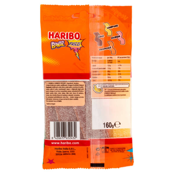 Haribo Bandz Frizzi 160 g