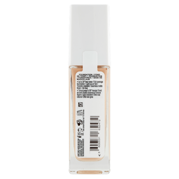 Maybelline New York Fondotinta Liquido SuperStay 30H Active Wear, Sand (30), 30 ml