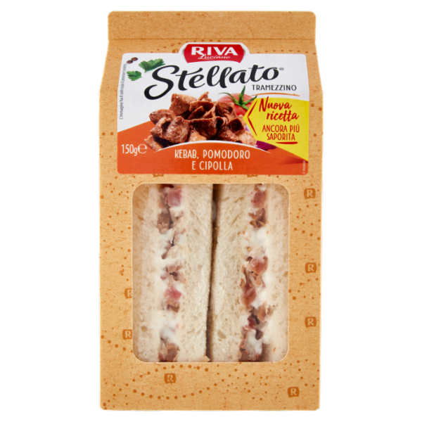 Riva Stellato Tramezzino Kebab, Pomodoro e Cipolla 150 g