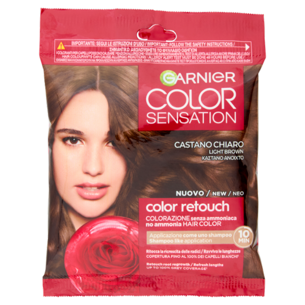 Garnier Color Sensation color retouch Colorazione senza ammoniaca Castano Chiaro