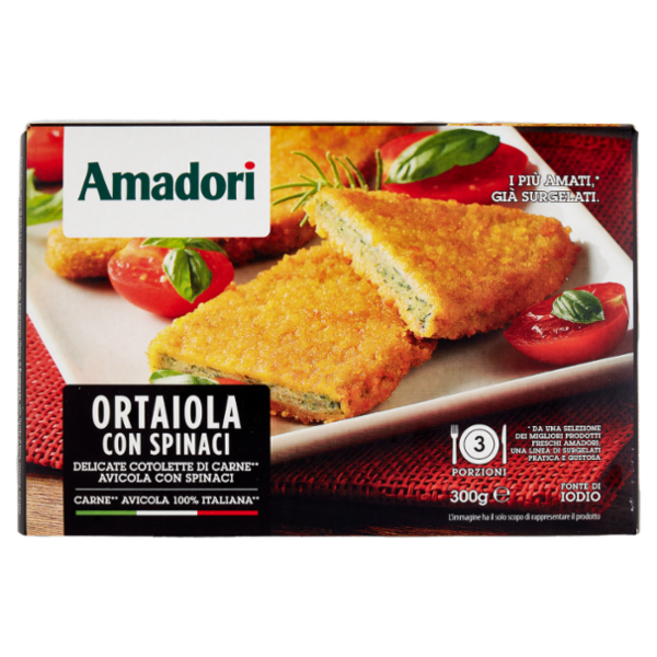 Amadori Ortaiola con Spinaci 300 g